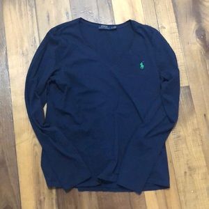 Navy long sleeve Polo